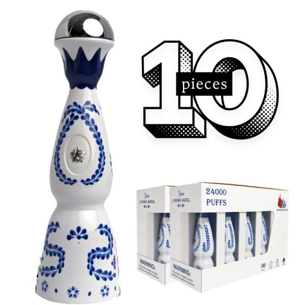 humo azul 24000 box of 10 jpg - Puff Tequila Azul